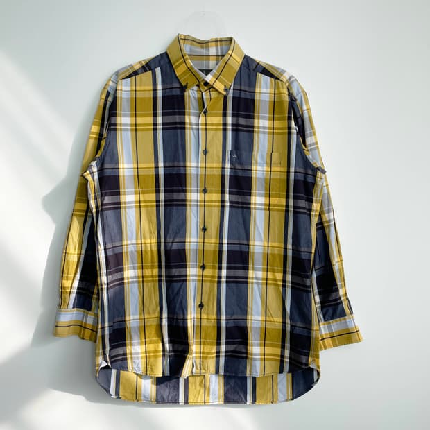 B1 Lanvin 랑방 체크셔츠 100사이즈