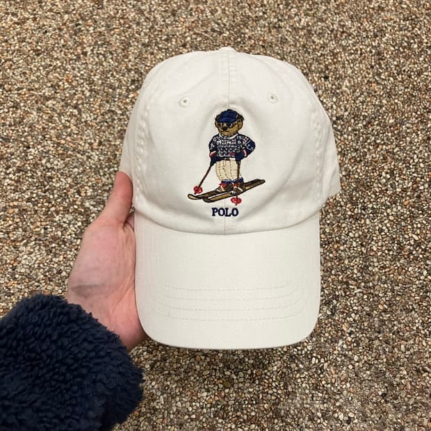 340 폴로 스키 베어 볼캡 모자