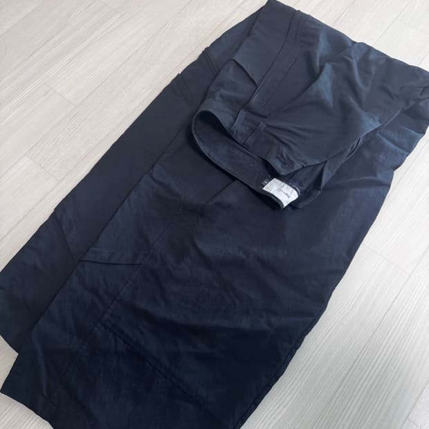 비긴202 나이코마 투턱팬츠 블랙