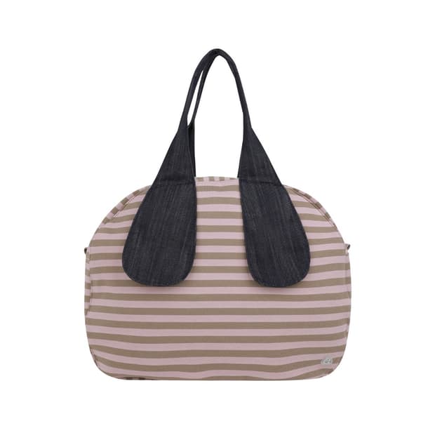 EMA TINY FRIENDS STRIPE BAG PINK BEIGE