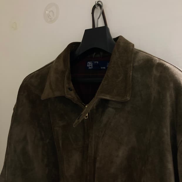 XL 폴로 스웨이드 자켓 웨이포드 카라