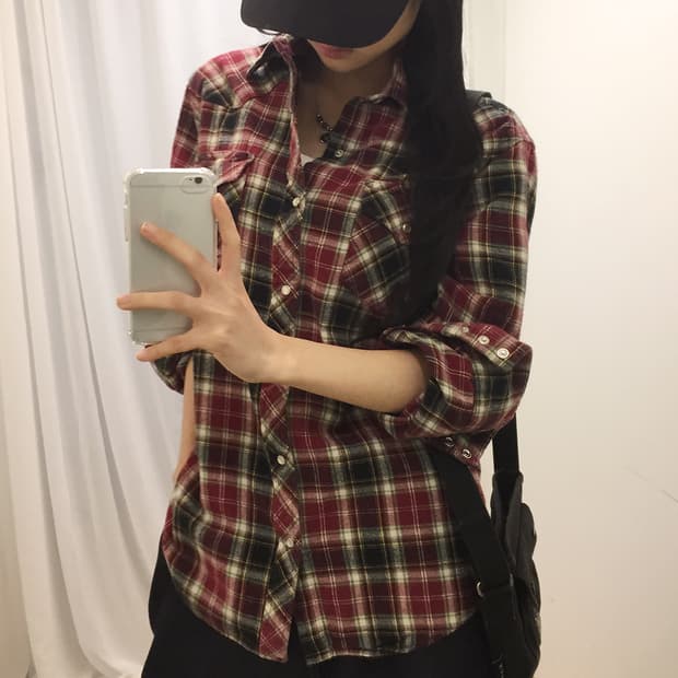 Women Wrangler Check Shirt 100