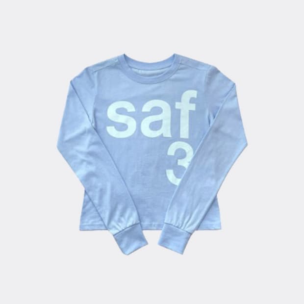 사파리스팟 1/2 베이직 롱슬리브 스카이(2)