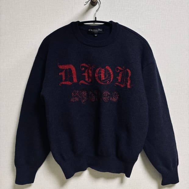 90s Christian Dior Monsieur Sports 울 니트