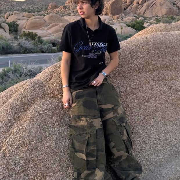 [30] 제이디드 런던 카모 카고 팬츠 jaded london