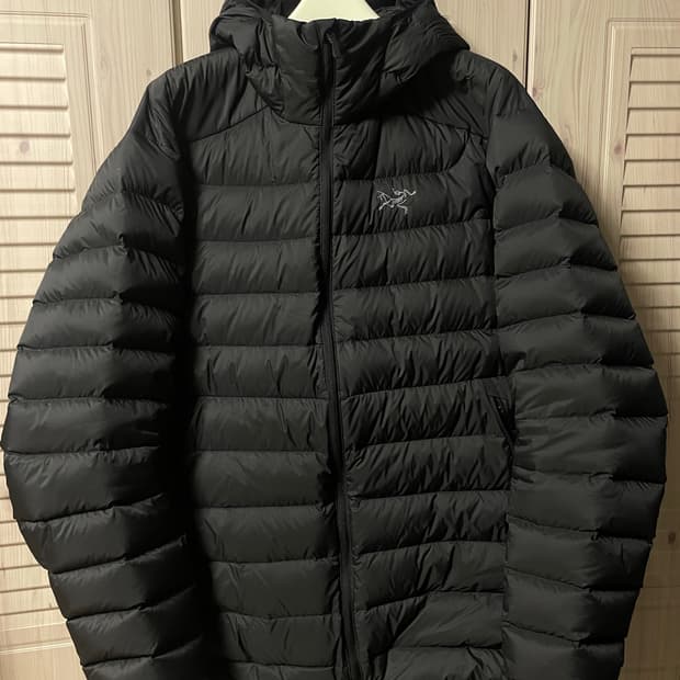 아크테릭스 세륨 후디 블랙