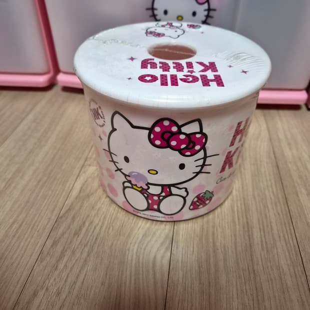 헬로키티 고전키티 롤휴지 케이스 보관함