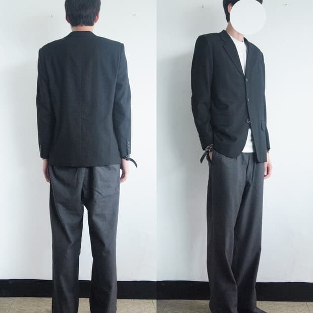 꼼데가르송 옴므 3버튼 블레이져