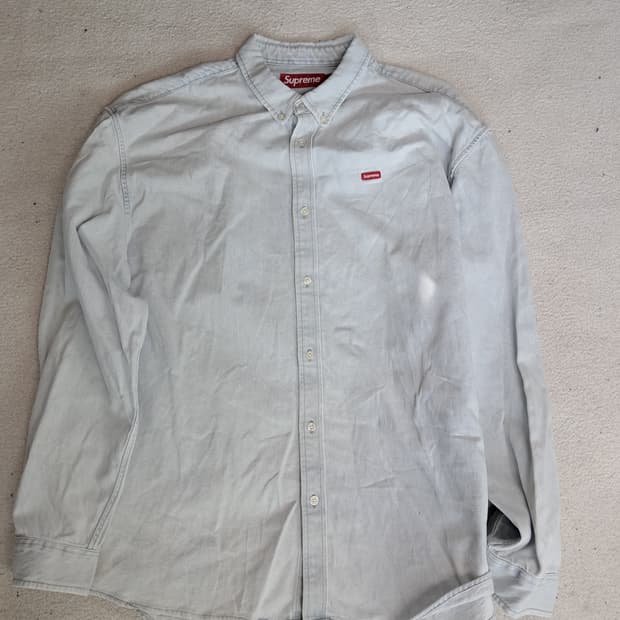 슈프림 스몰박스 데님셔츠