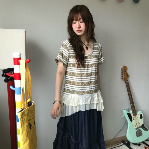 axes femme lace top