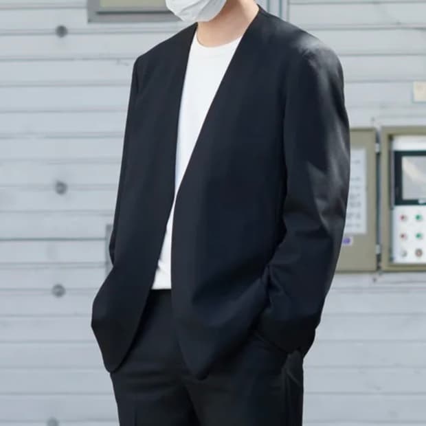 새상품 무탠다드 칼라리스 블레이저 [블랙] 2XL