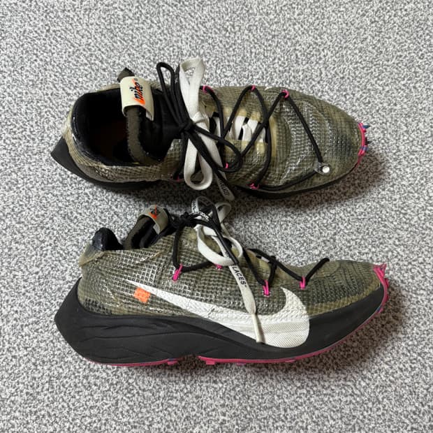 [정가 30만원] 나이키 오프화이트 베이퍼 스트릿 핑크