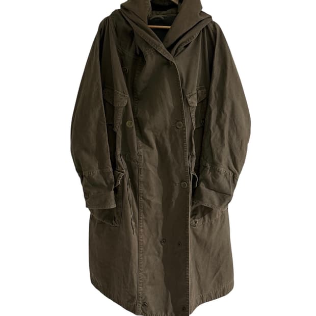 캐피탈 가츠라기 브러시드 톨 링 코트