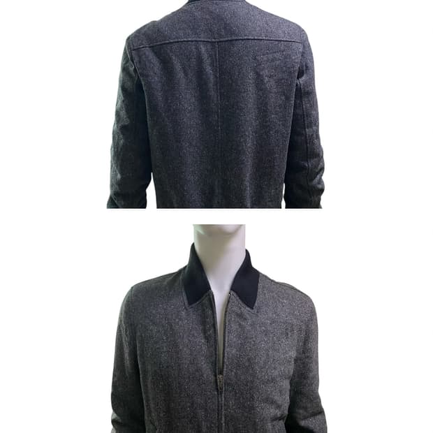 07AW Rib Collar Bomber Jacket