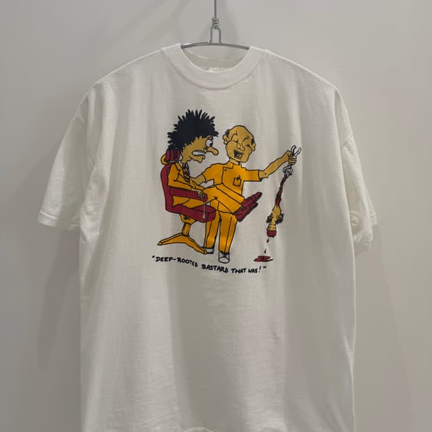 8~90‘s UK 빈티지 티셔츠 블랙유머