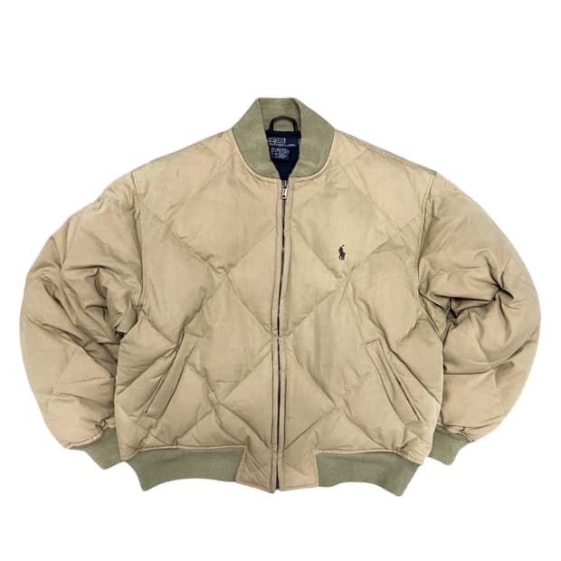 폴로 빈티지 다이아몬드 푸퍼 패딩(M)