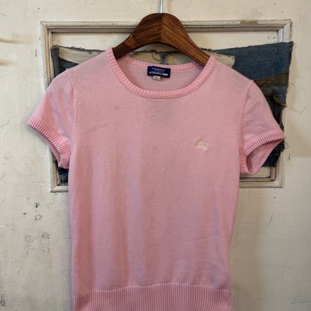 Burberry light-pink short sleeve t-shirt