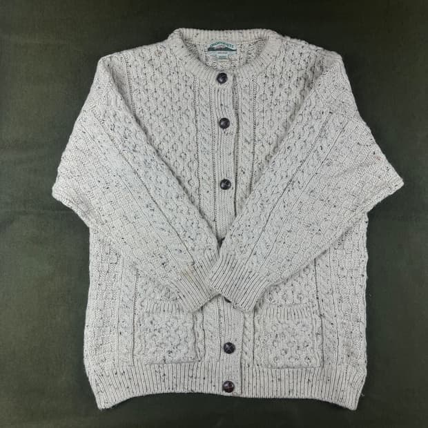 (Aran Crafts)아란크래프트 헤비울 100%가디건(실측확인)