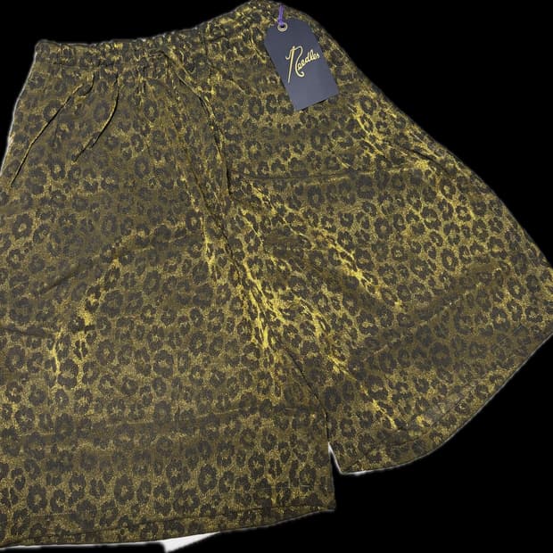 니들스 26ss 레오파드 hd핏 레이온 자카드 SX276