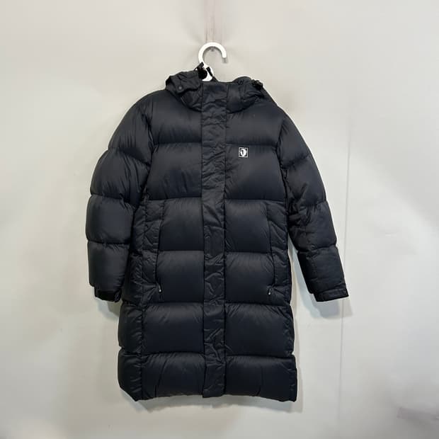 블랙야크 키즈 오리털 롱패딩 145 블랙