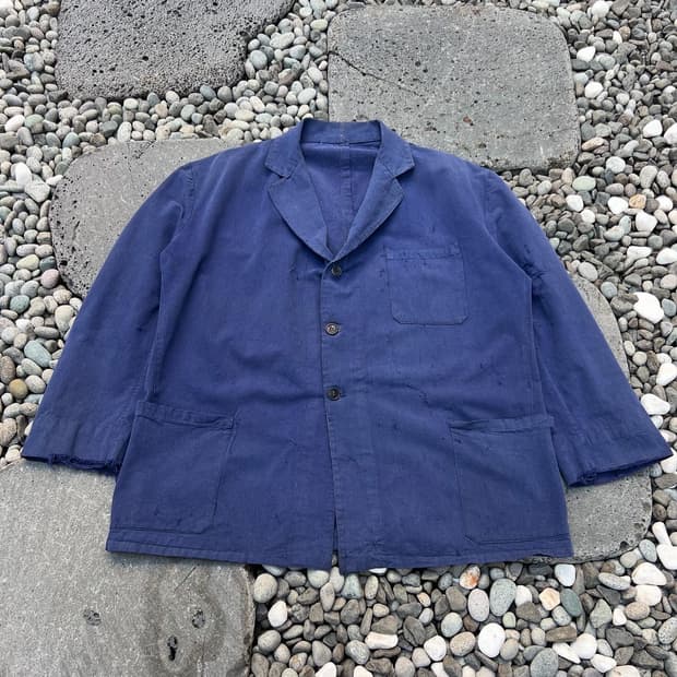 OLD VINTAGE FADED DISTRESSED 프렌치워크자켓