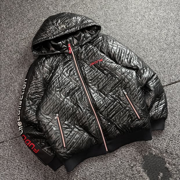 후부 올드스쿨 킐팅 경량 패딩 점퍼 3601