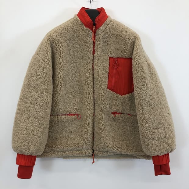 자라 에코 시어링 후리스점퍼 S 오버 누빔안감 