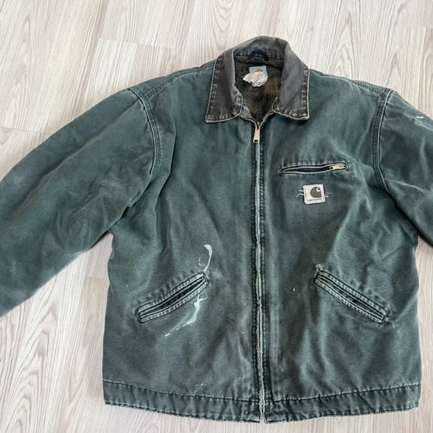 빈티지 칼하트 J97 mos 모스그린 XL