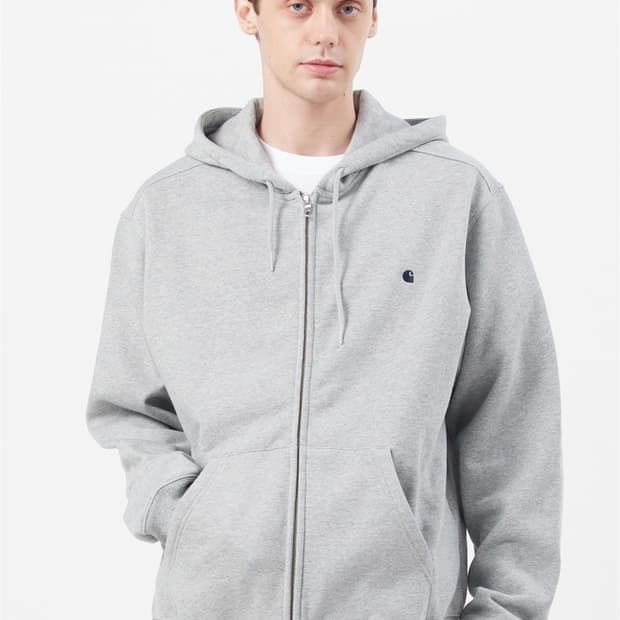 칼하트 WIP 메디슨 후드 집업 자켓 그레이(M)