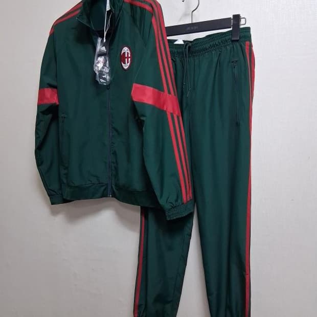 아디다스 ACM 1899 그린색 트랙점퍼 팬츠 상하세트 새옷상태 일본수입
