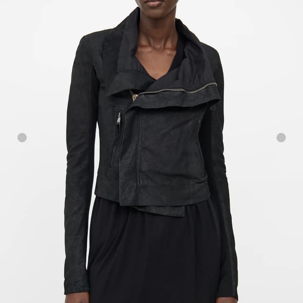 릭오웬스 레더자켓 구합니다 삽니다