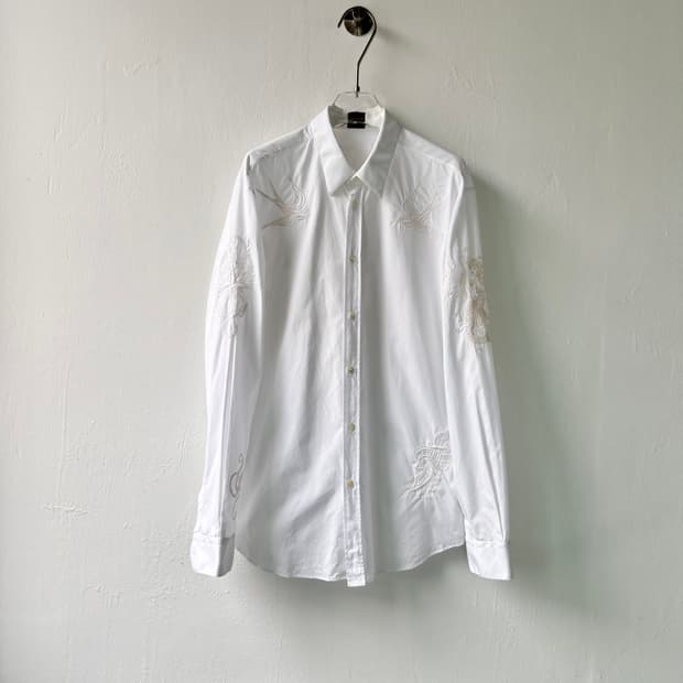장 폴 고티에 아카이브 엠브로이드 셔츠