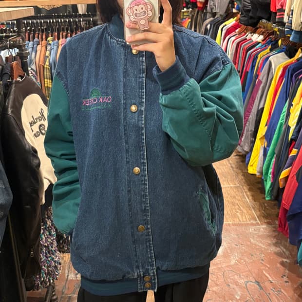 [HI] VTG 베이스볼 데님 자켓