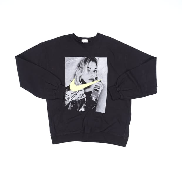 [95-100정도] 빈티지 프린팅 맨투맨 티셔츠 1215H1