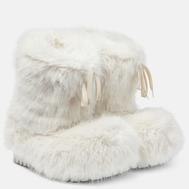 발렌시아가 알래스카 부츠 화이트