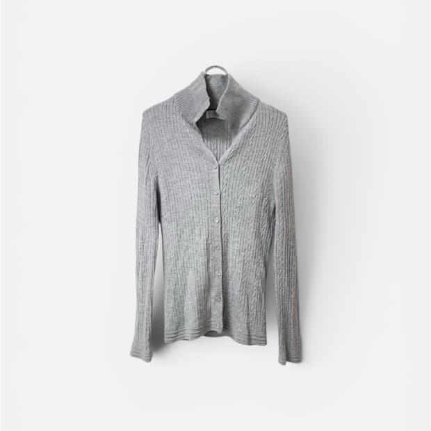 J.PRESS Cable Knit Cardigan
