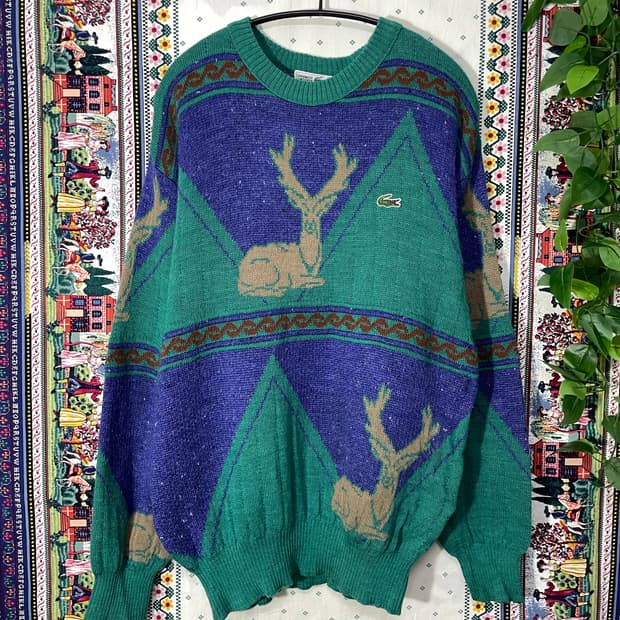 90‘s 라코스테 울 니트