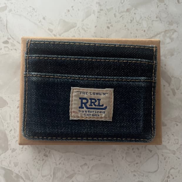 RRL 더블알엘 데님 카드지갑