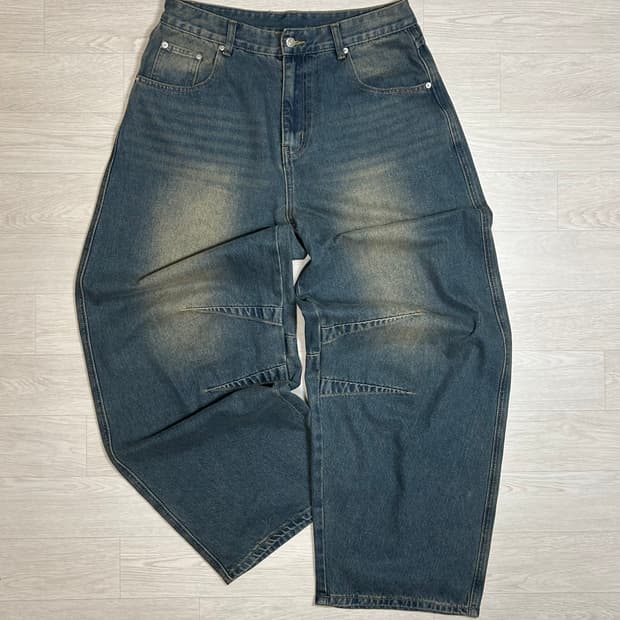 와이드핏 데님팬츠 (L)