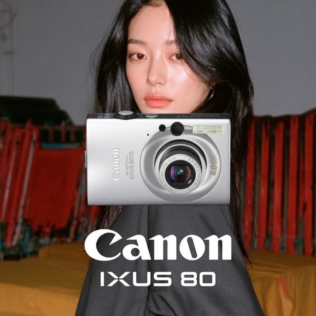 A급)캐논 익서스 80 CANON IXUS 80 빈티지 디지털카메라 디카