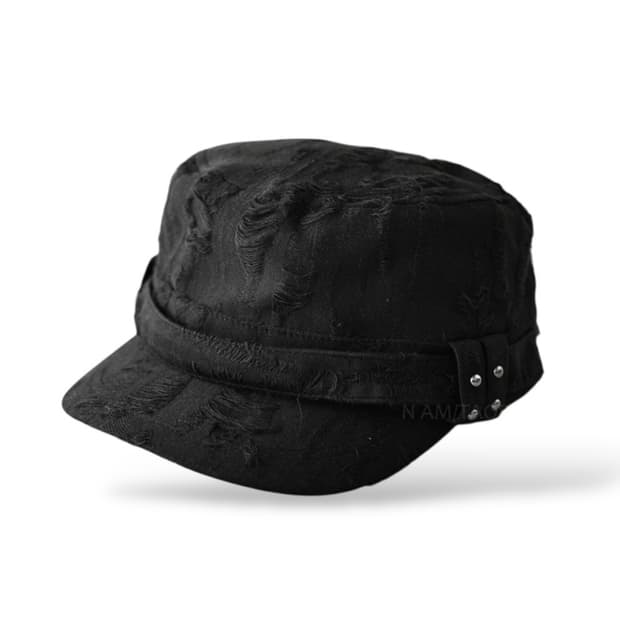 빈티지 다스트레스드 데미지 캡 