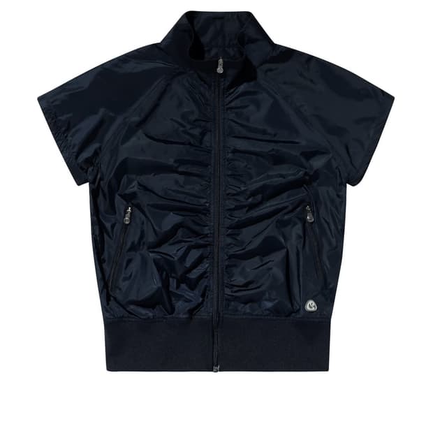 suu 코이세이오 퍼커링 윈드브레이커 네이비