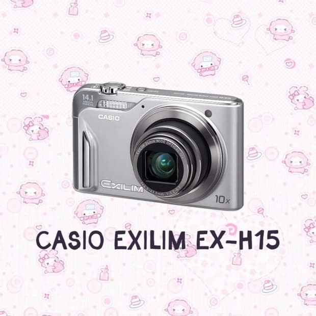 급처)카시오 엑슬림 EX-H15 빈티지 디지털 카메라 H10 