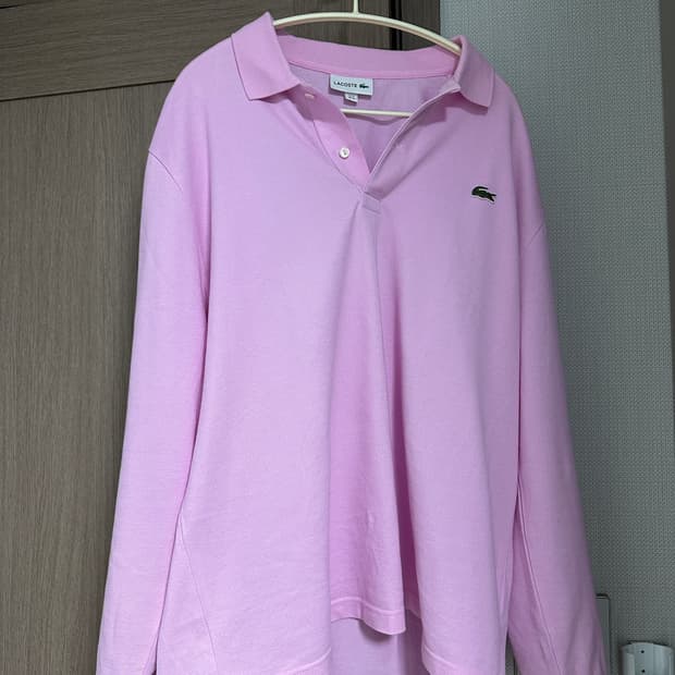 xl 라코스테 폴로티 핑크