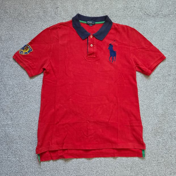 Polo 빅포니 반팔 카라넥 티셔츠 M(95)
