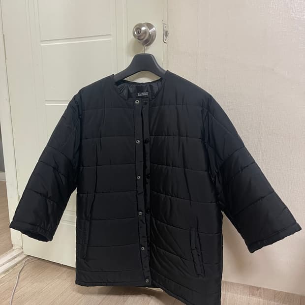 빈티지 7부 패딩