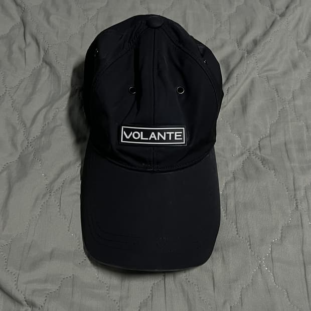 볼란테 볼캡 블랙 모자 검정 스포티 VOLANTE