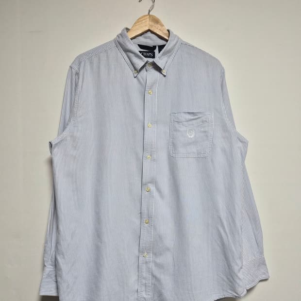 챕스Chaps 스트라이프 옥스포드 셔츠 L - S383