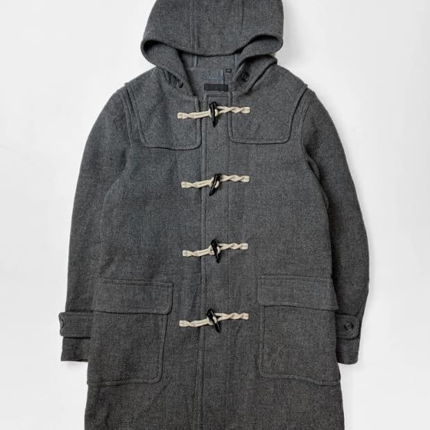 유니클로 울 헤링본 더플 코트 PN5551   