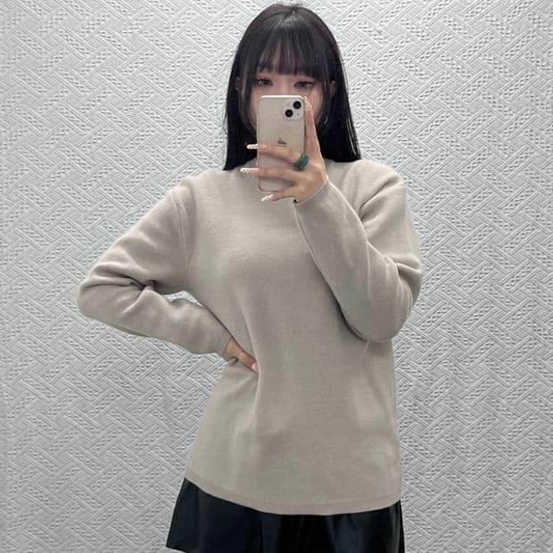 쿠어 빈티지 모던 캐주얼 베이직 니트 95 C09877